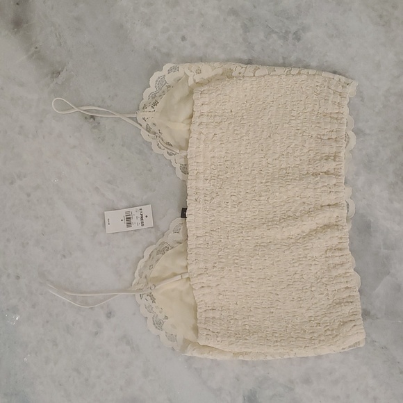 NWT Express Lace Camisole Top w/ adjustable straps - Picture 3 of 3